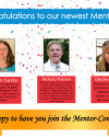 Congratulations to the 2020 selected Mentor Fellows
